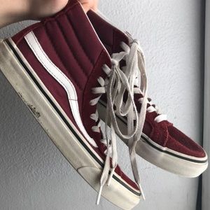 Maroon Vans